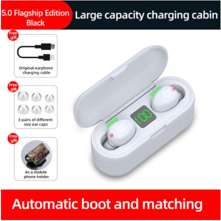 Bluetooth Earphones Wireless – Noise Reduction & Clear Sound
